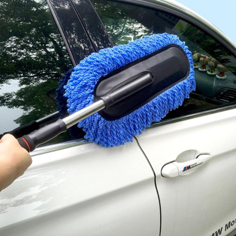 🧽 Teleskopik Mikrofiber Araç Yıkama Fırçası