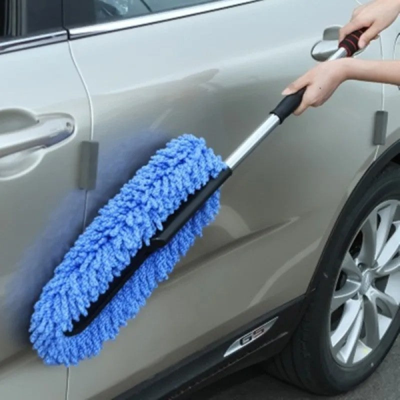 🧽 Teleskopik Mikrofiber Araç Yıkama Fırçası
